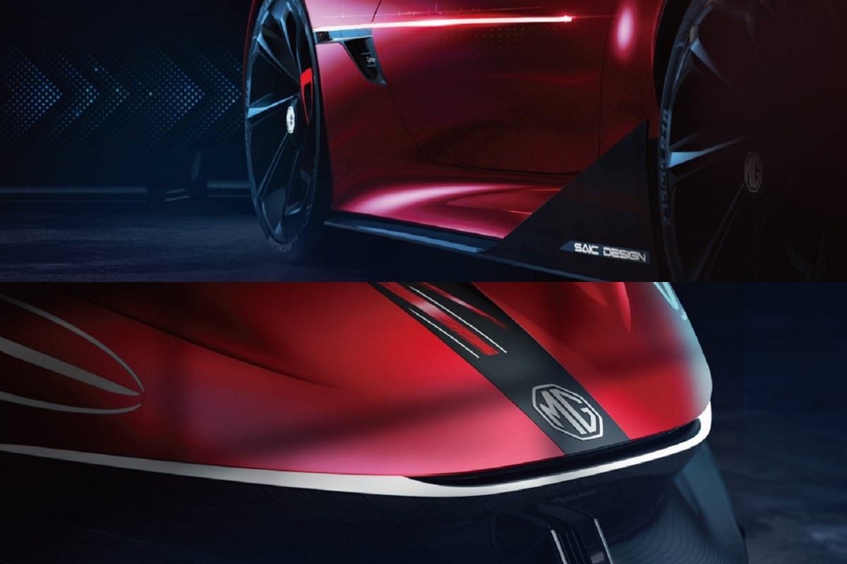 mg cyberster ev first look MG EV sports car MG claims mg cyberster driving range 800 km