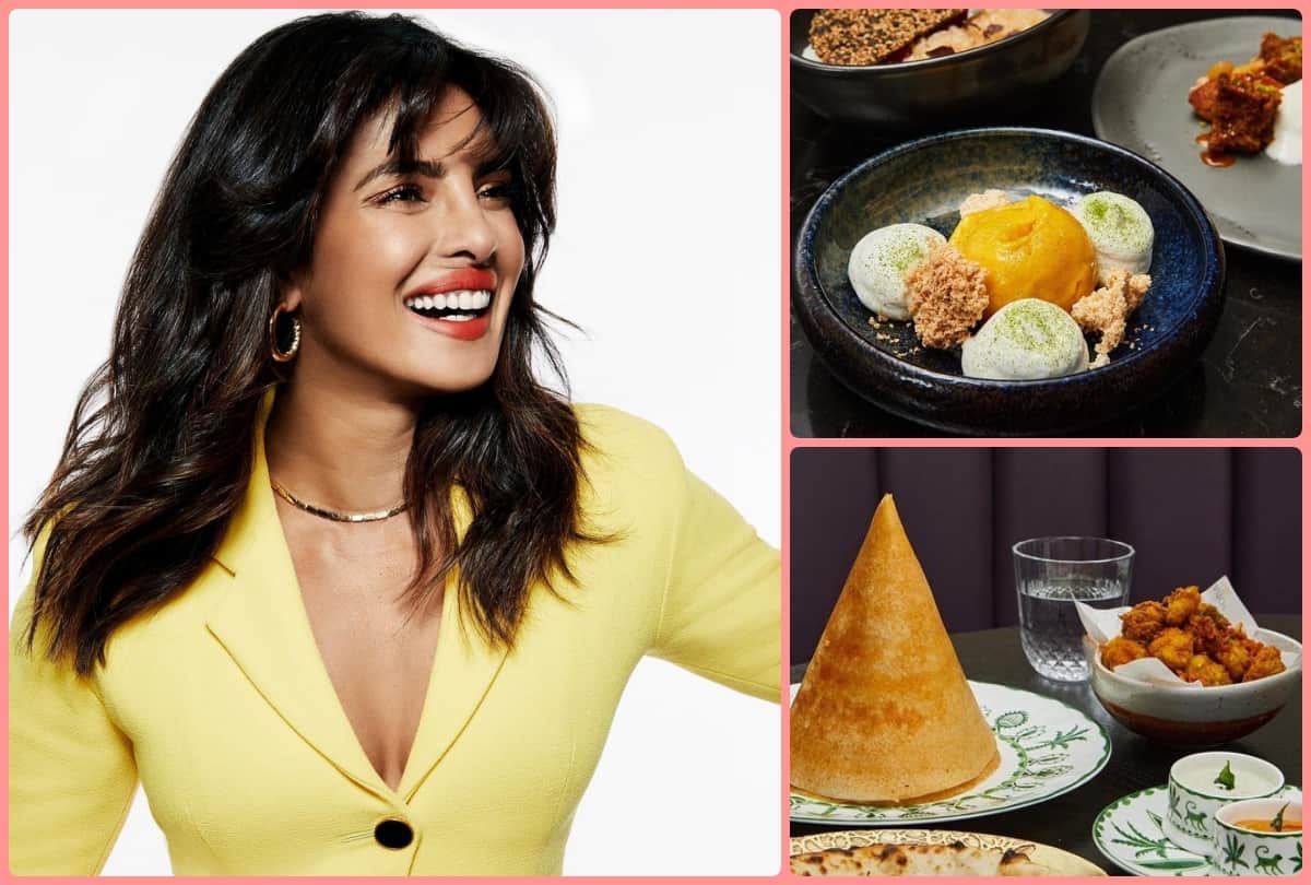 priyanka chopra shared restaurent sona opening photos south indian and north indian dishes are available