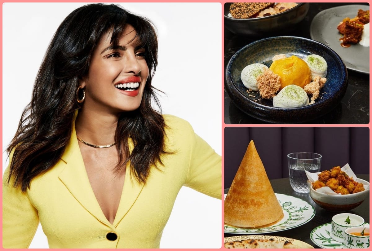 priyanka chopra shared restaurent sona opening photos south indian and north indian dishes are available