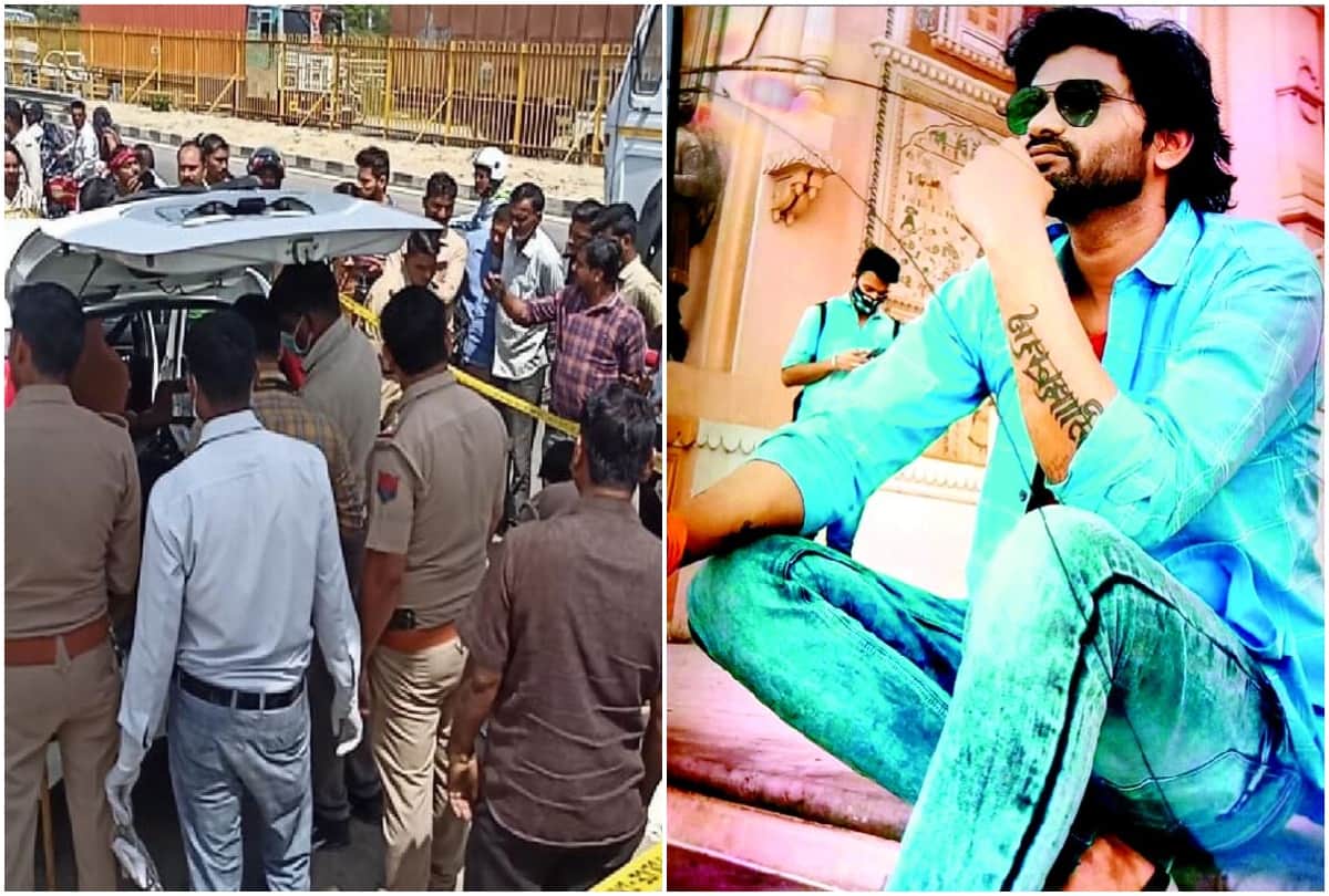 young man shot himself and committed suicide in mathura