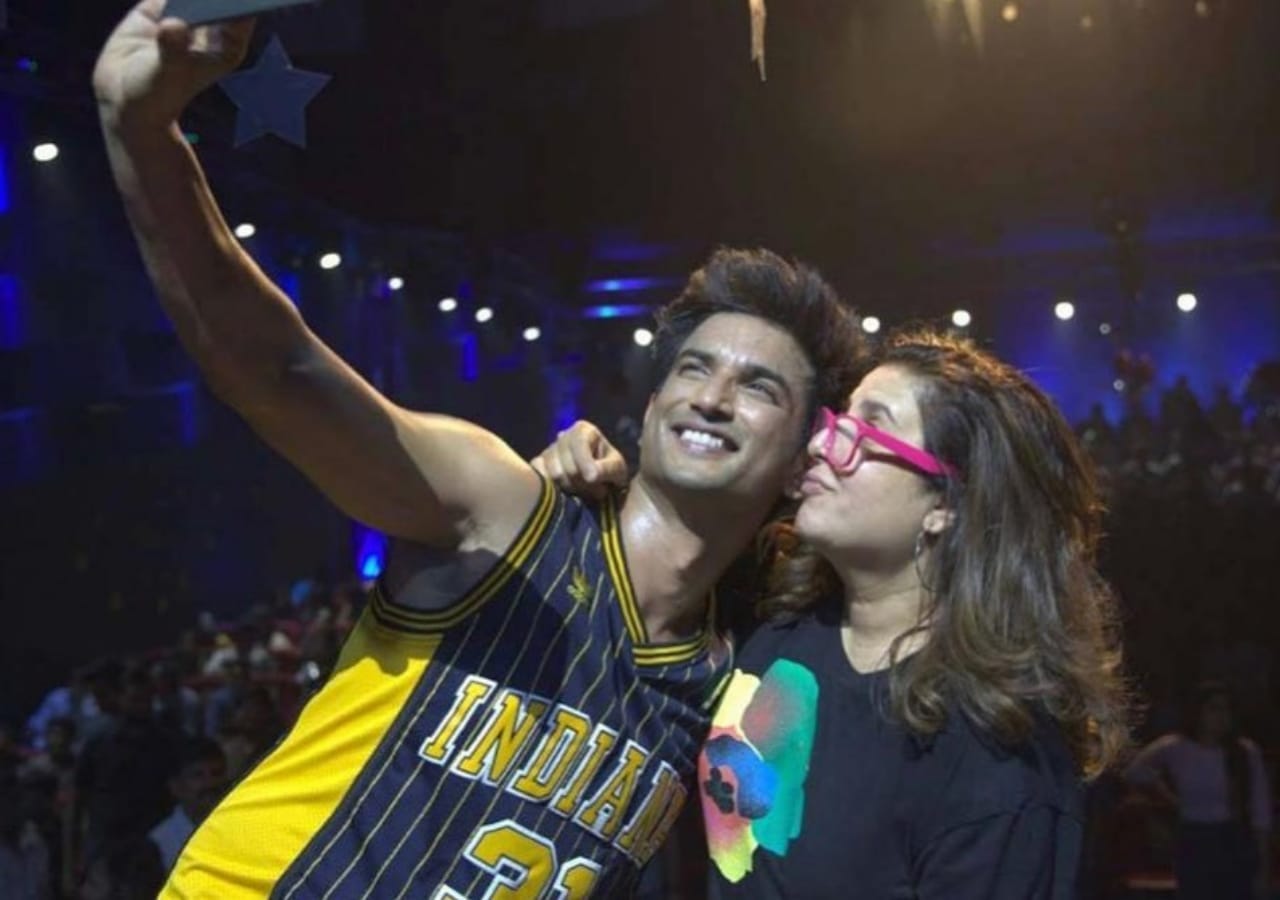 farah khan remembers sushant singh rajput after getting film fare award for dil bechara choreography
