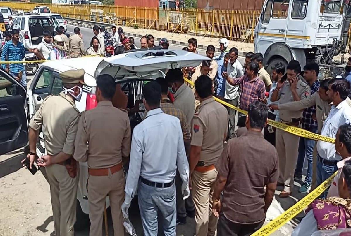 young man shot himself and committed suicide in mathura