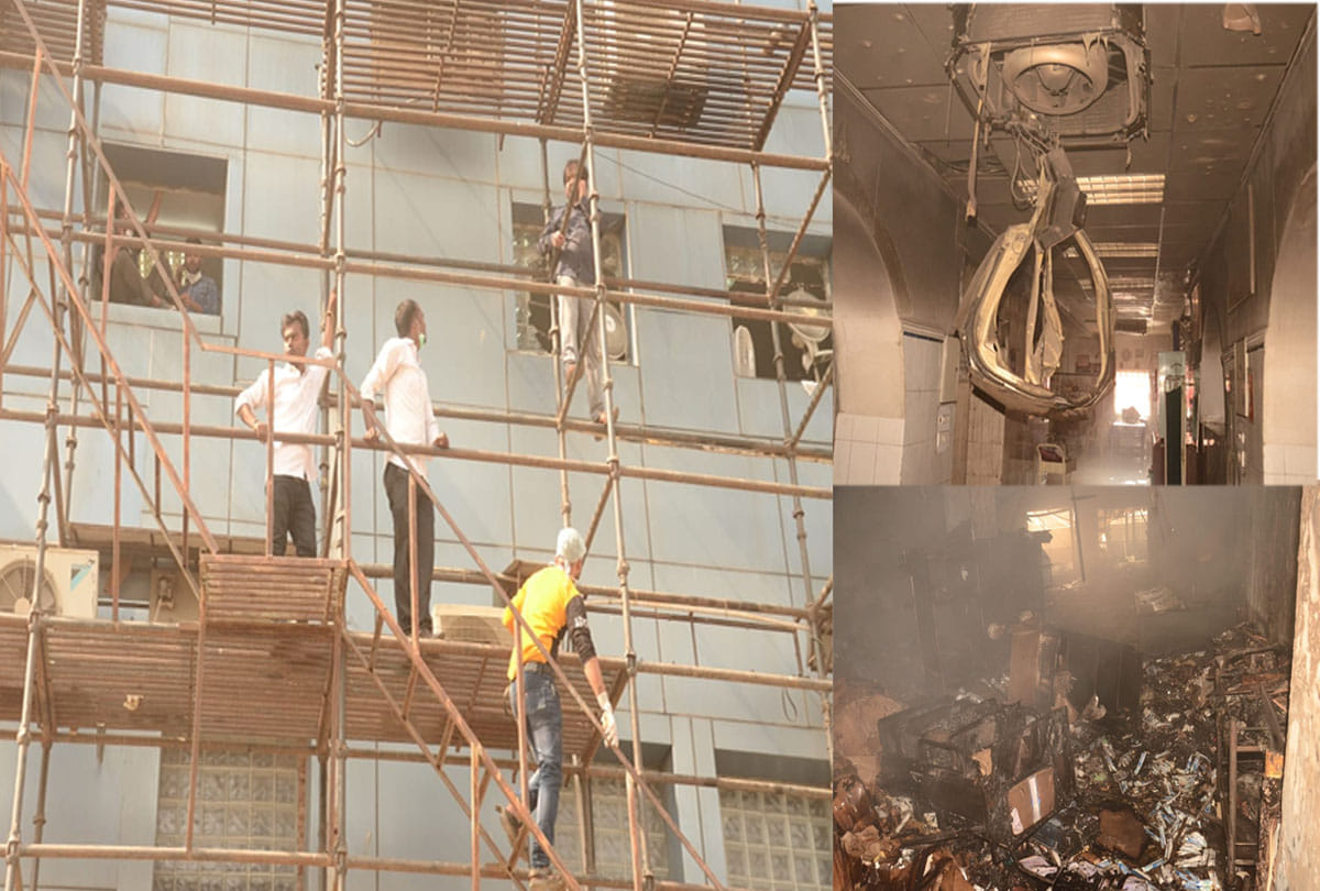 Kanpur: fire broke out in the ICCU of cardiology, four deaths so far, CM formed inquiry committee