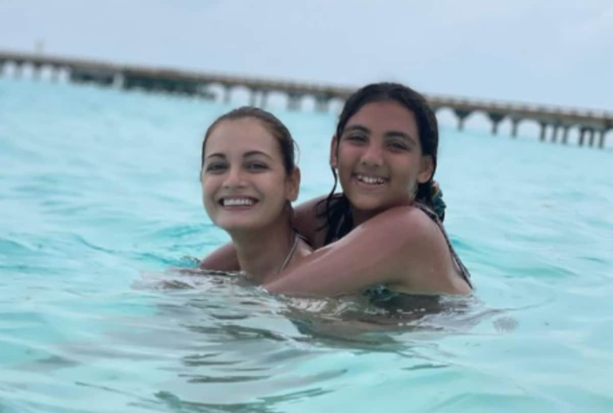 Dia mirza posted a picture with stepdaughter samaira and enjoying