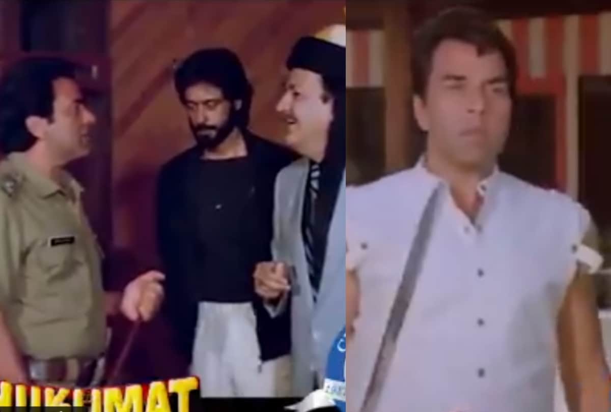 Dharmendra shared a video featuring scenes from his old film Hukumat released 34 years back