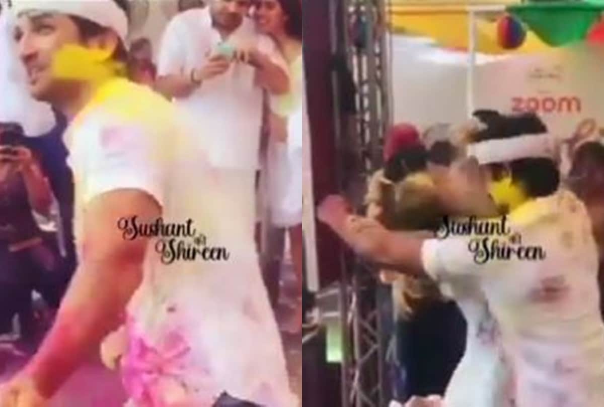 Sushant Singh Rajput holi dance party with jacquline fernandez goes viral
