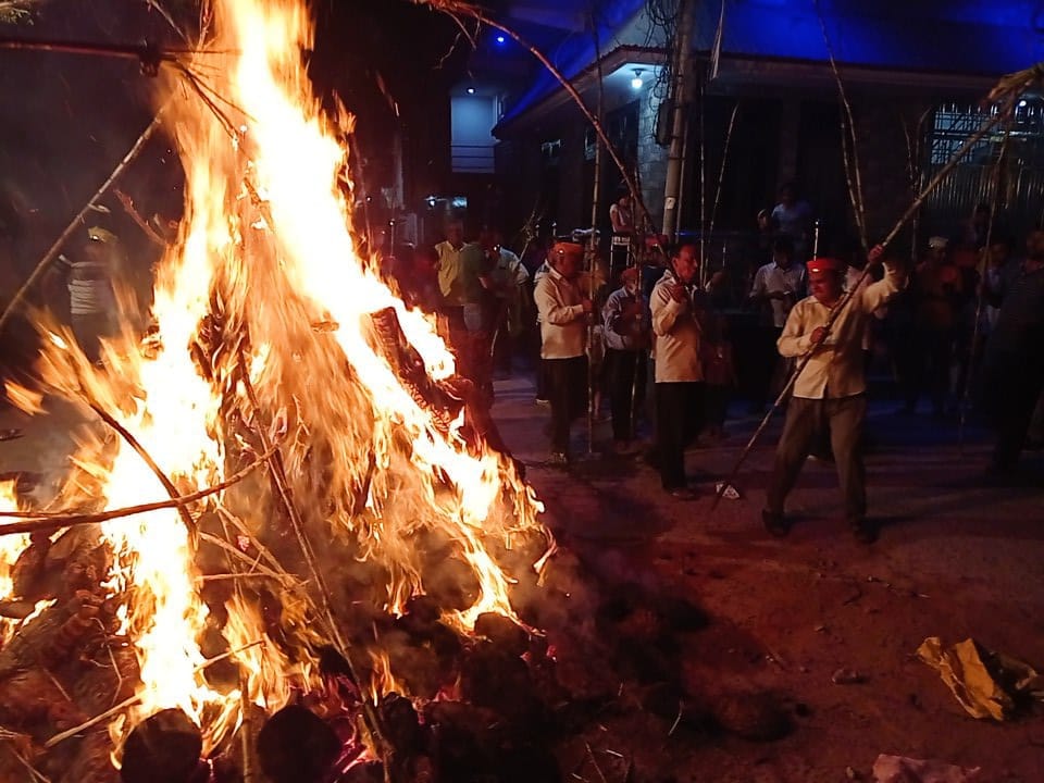Holi celebrations started with Holika Dahan
