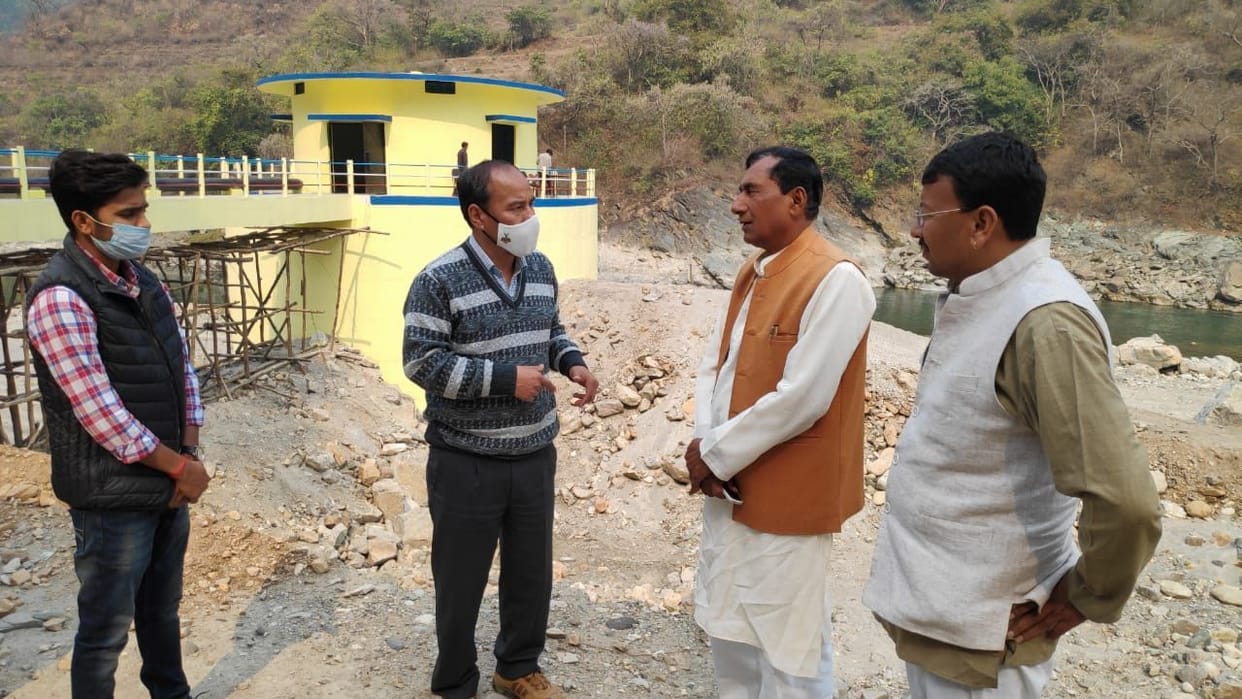 Inspection of Anwalaghat Peyjal Project