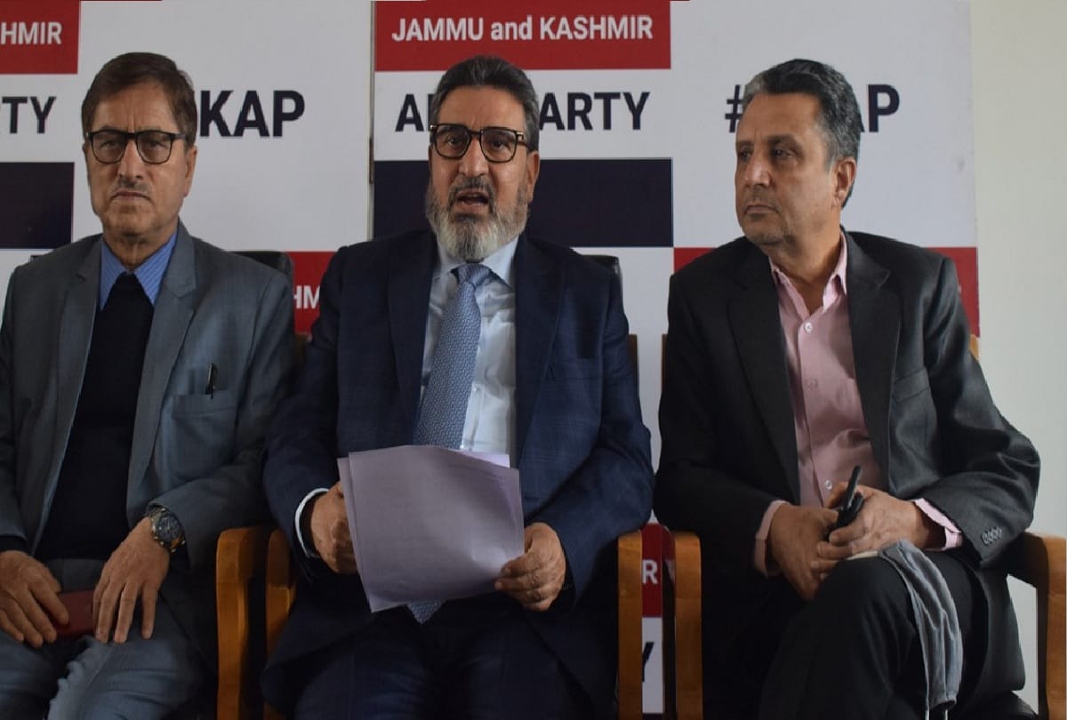 Altaf Bukhari said Demonstration will continue till withdrawal of sand mining order in Jammu and Kashmir