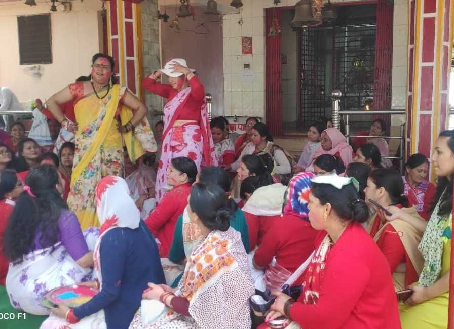 Women color in Chandika Mandir and Adarsh ??Colony