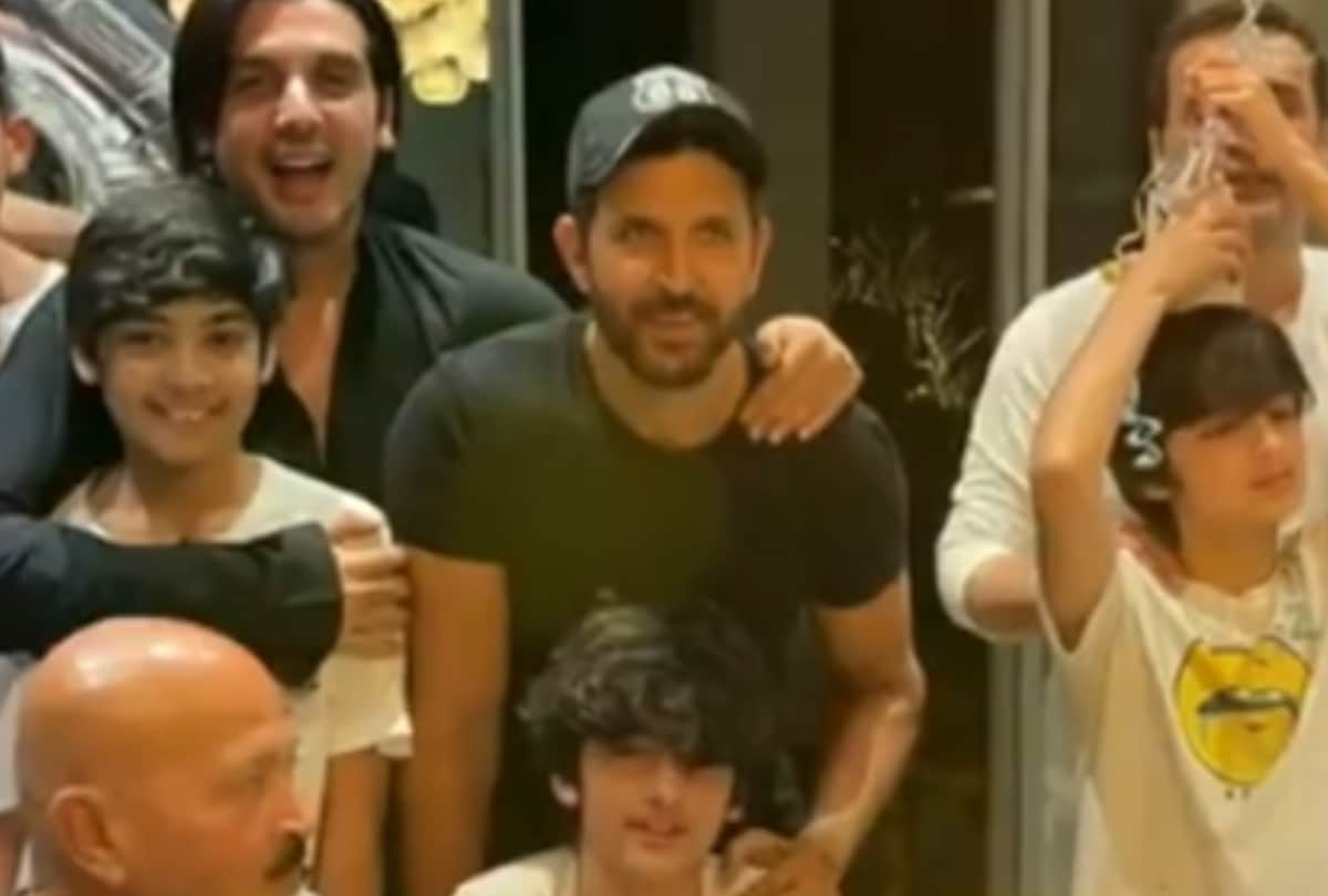 hrithik roshan and sussanne khan come together for son hrehaan 15th birthday