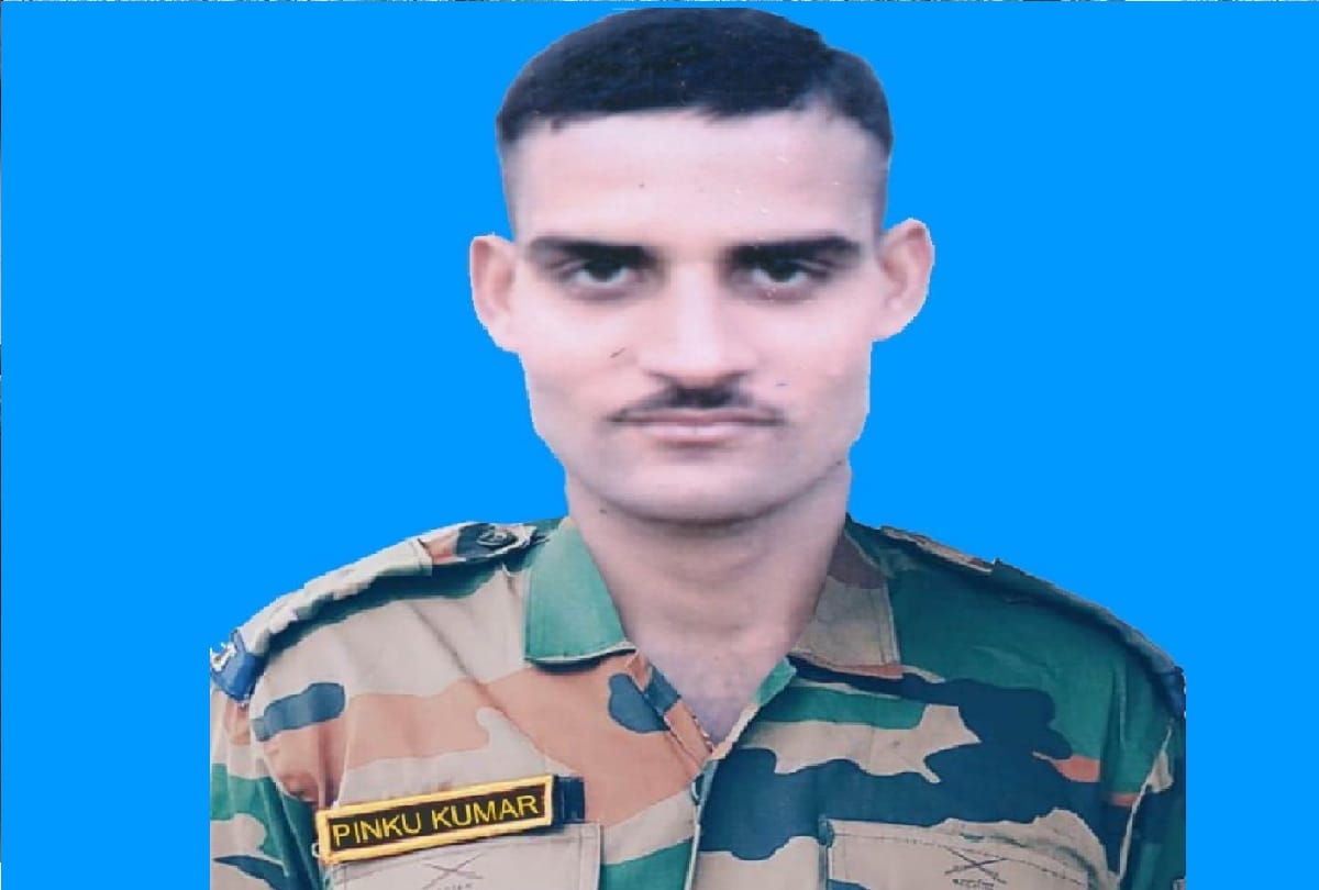 Army paid tribute to Havildar Pinku Kumar who made supreme sacrifice at District Shopian jammu kashmir