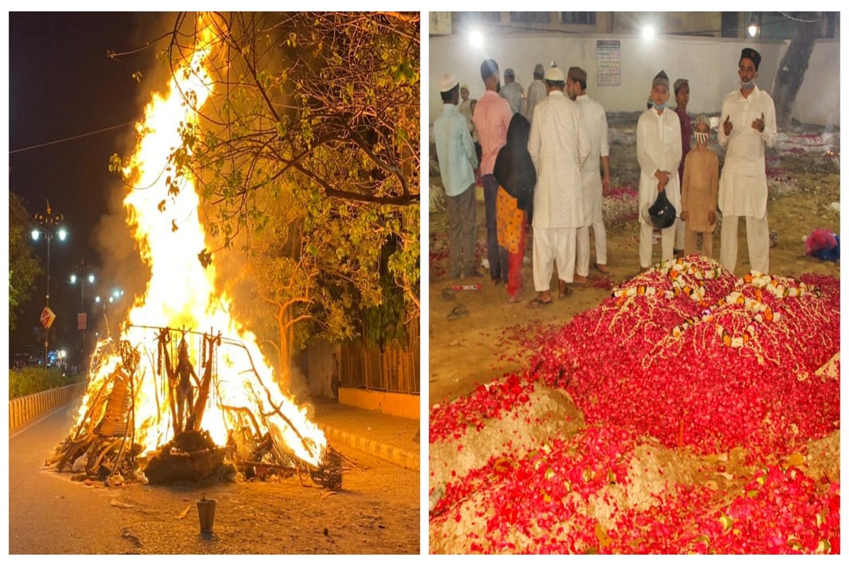 Holi dahan and shab e barat in Varanasi