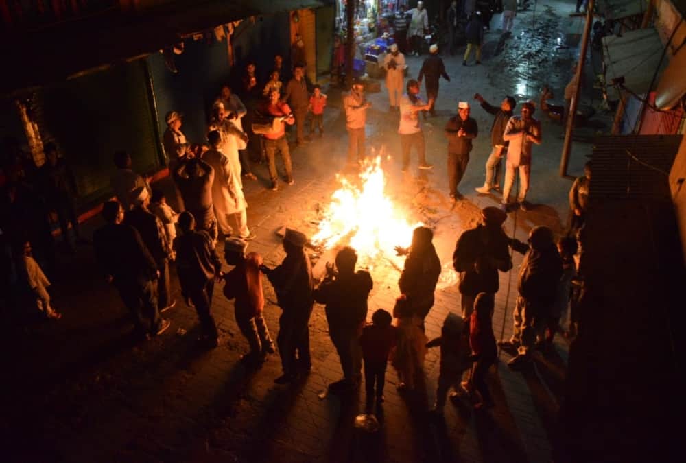 Holika Dahan Holi 2021 Celebration in Uttarakhand Photos