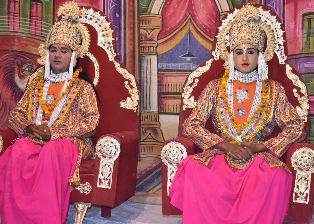 ramlila,fathepur news,arti,performed,audience