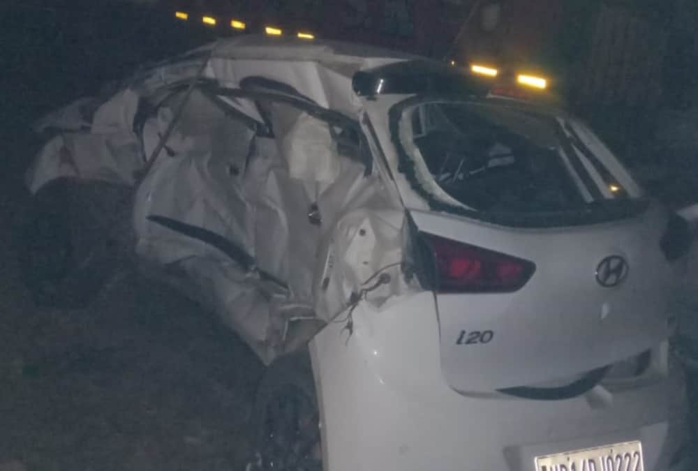 Uttarakhand News: Horrific Car Accident on Delhi Haridwar Highway on Holi 2021, Two junior engineer Died Photos