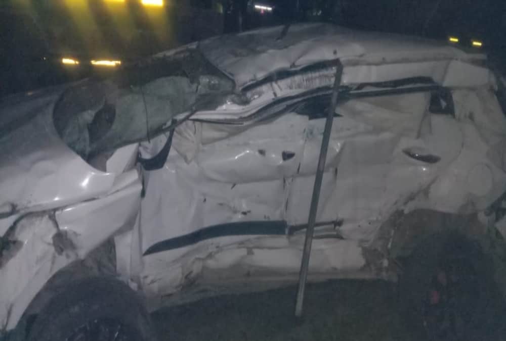 Uttarakhand News: Horrific Car Accident on Delhi Haridwar Highway on Holi 2021, Two junior engineer Died Photos
