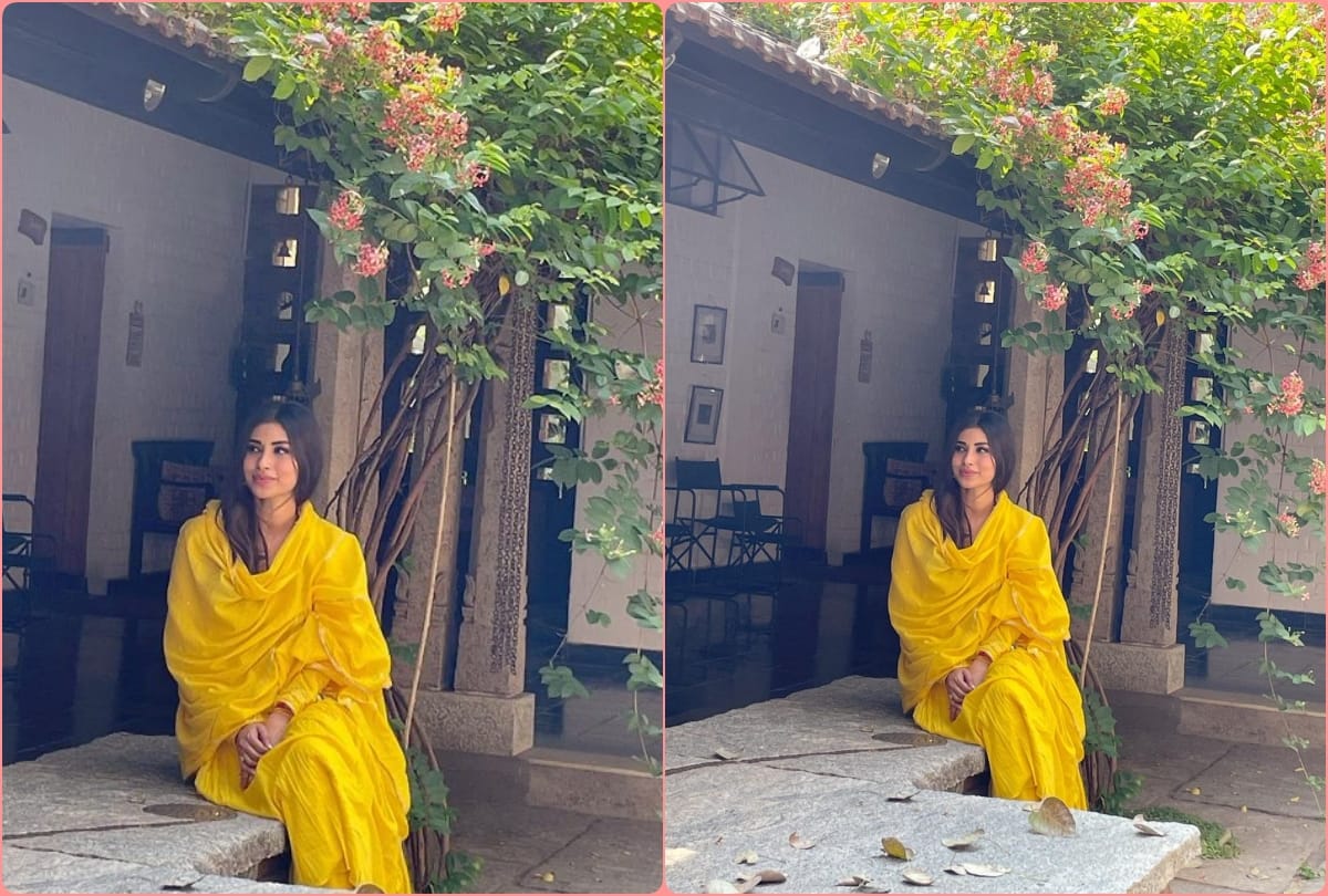 mouni roy visited isha yoga centre sadguru she shared photos on instagram