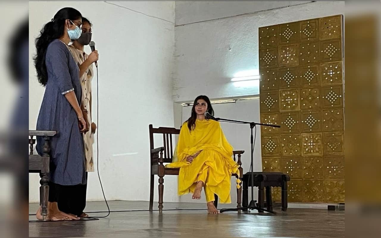 mouni roy visited isha yoga centre sadguru she shared photos on instagram