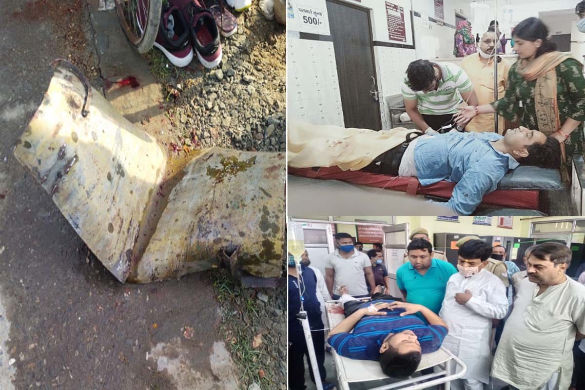 Muzaffarnagar: Accident due to explosion of gas cylinder, one dead and four injured in Holi fair