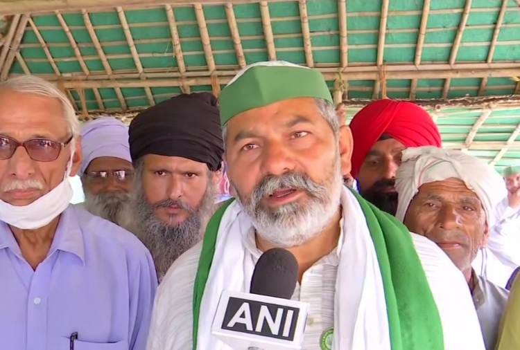 Rakesh Tikait said Our people not involved in thrashing a BJP MLA in Punjab