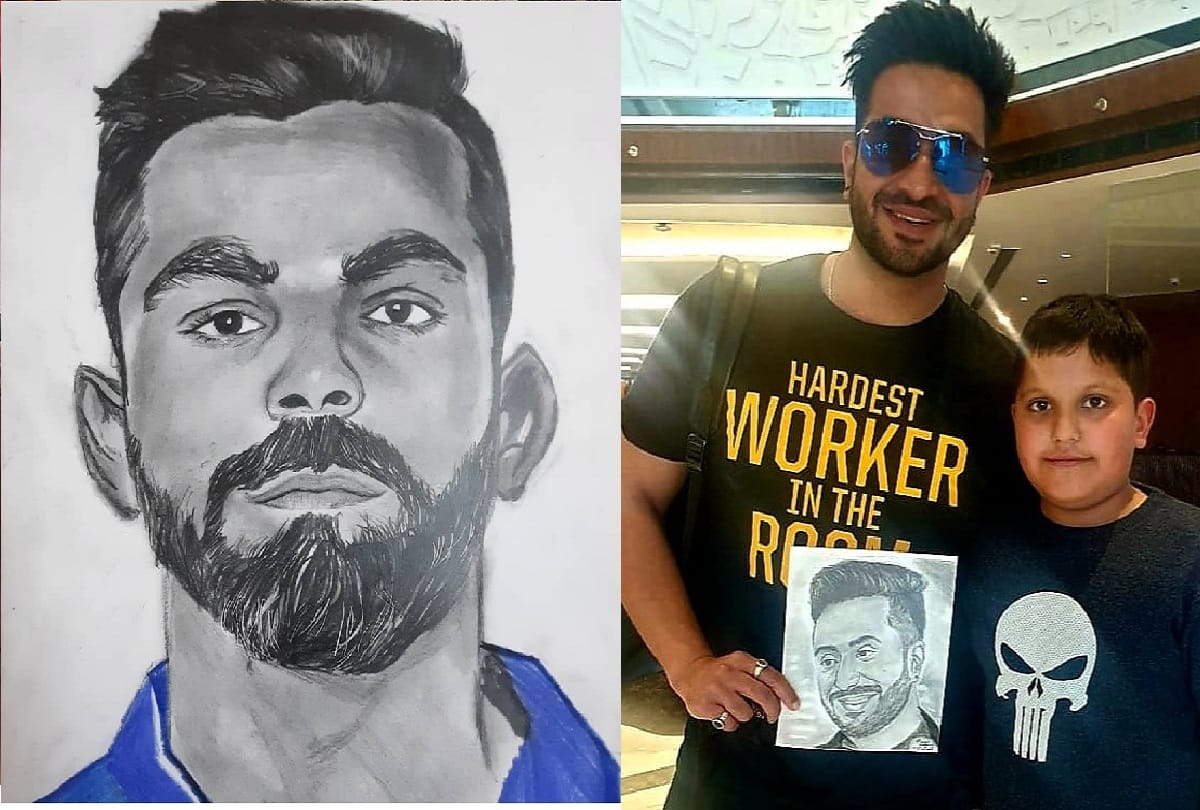 Sketch art Rigav Anand of Kathua made amazing sketches