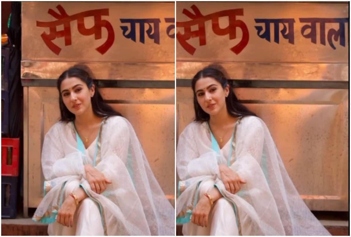 Sara Ali Khan couldn't resist posing at 'Saif chai wala' wrote post for dad Saif Ali Khan