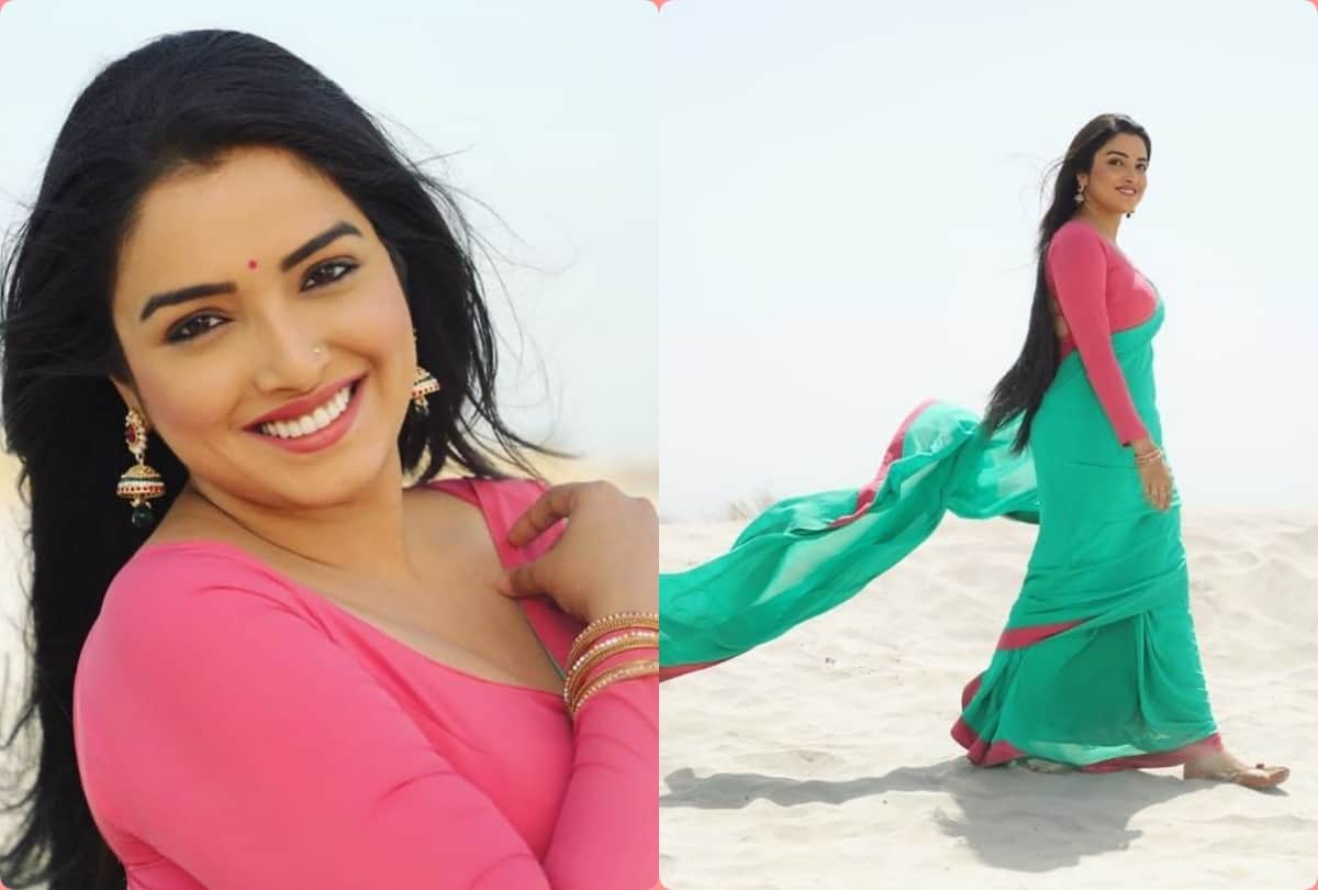 akshara singh to amrapali dubey and kajal raghwani played holi shared video on instagram