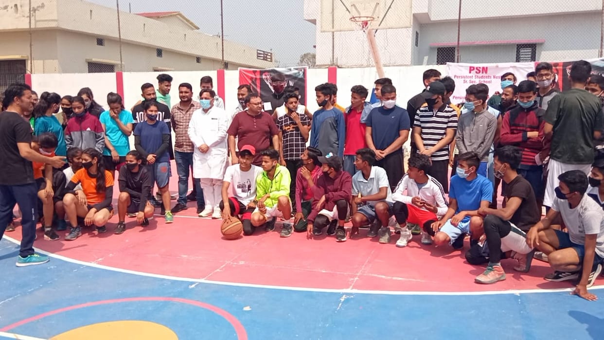 Shows power in basketball competition
