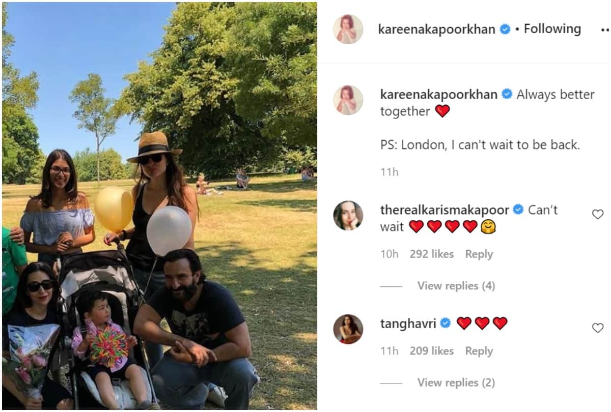 Kareena Kapoor Khan Shares A Throwback Posts Family Picture From London Trip On Social Media