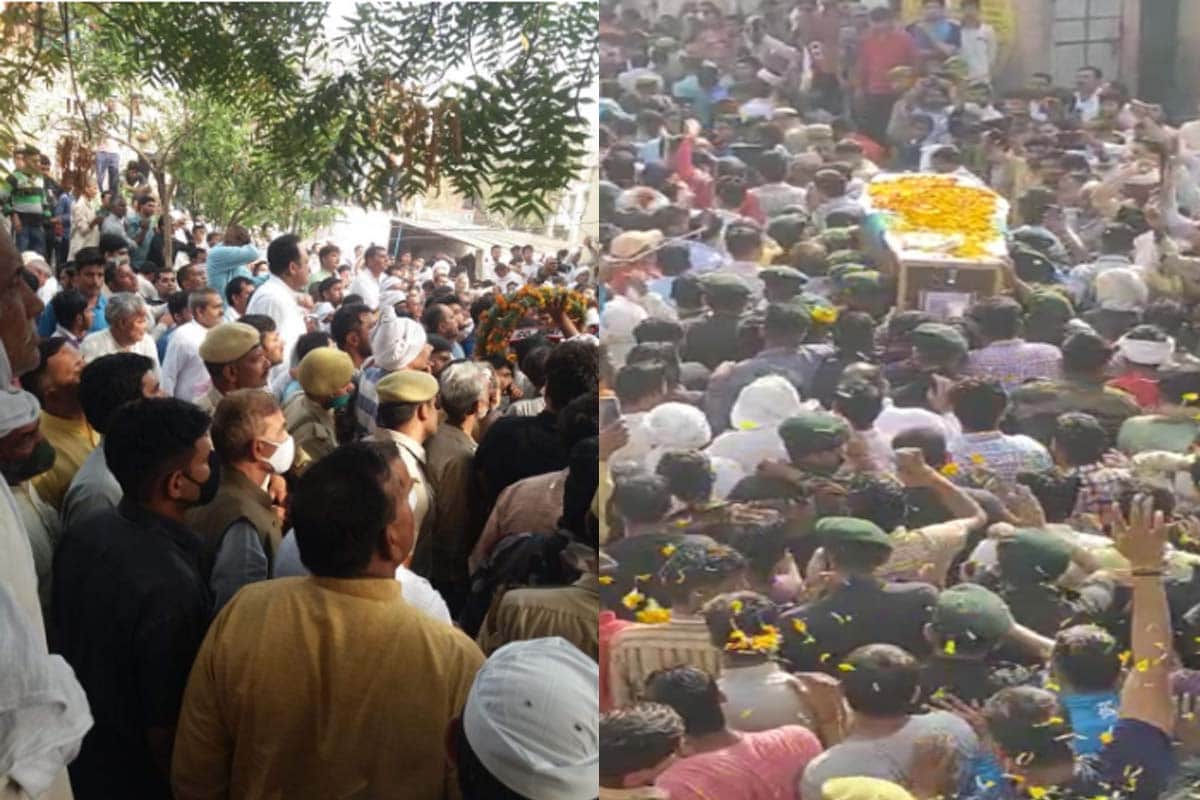 Jammu Encounter Update: Martyr Pinku Dangi was cremated in Luhari village of Baghpat and see photos