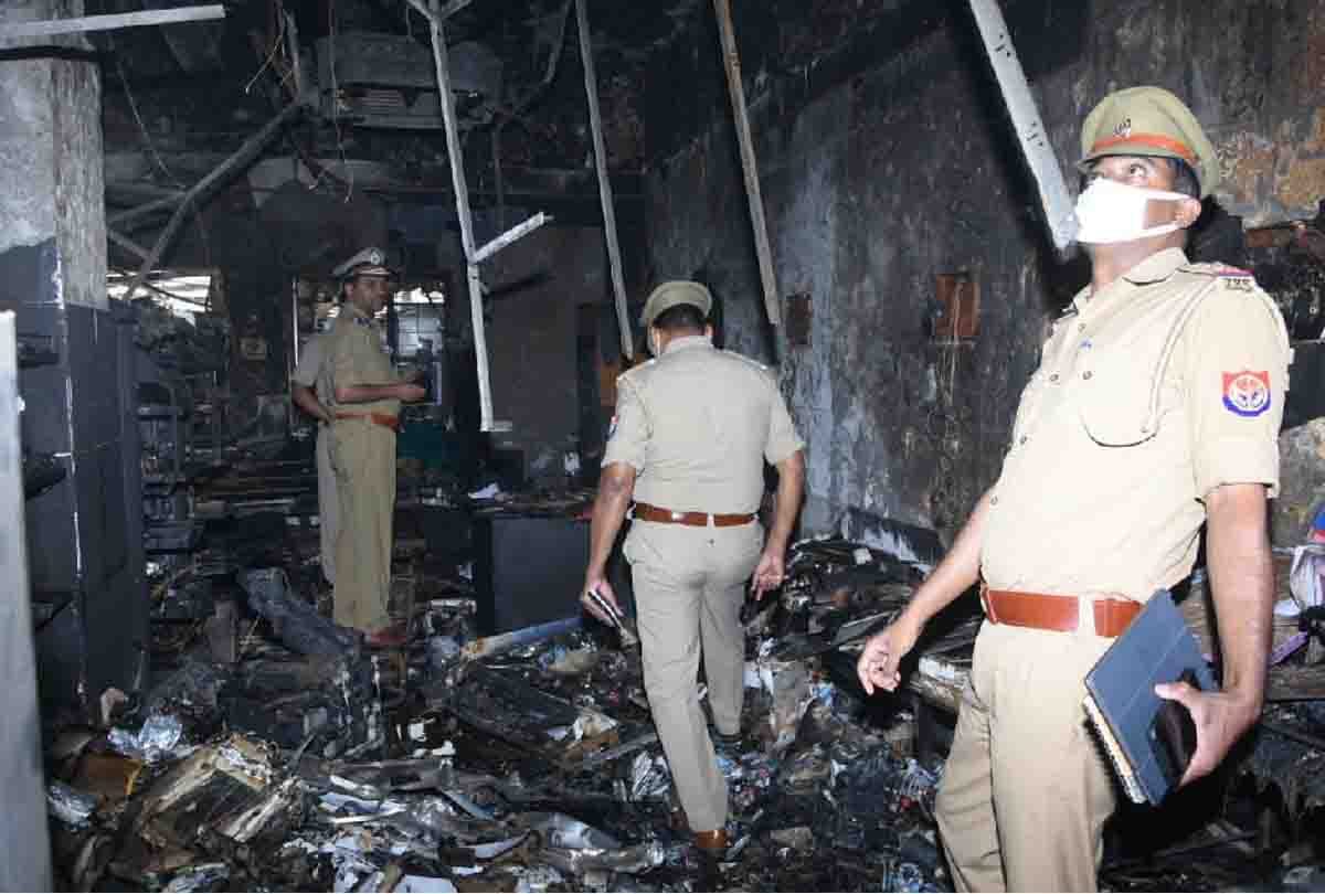 Source text Cardiology fire: IPS bets on life, inspector shows understanding then patients become safe