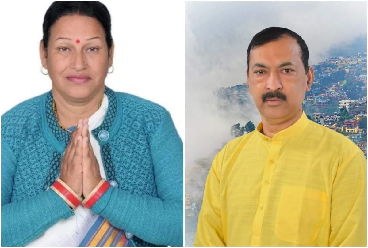 Mahesh from BJP and Congress fields Ganga Pancholi as its candidate for ensuing by-election to legislative assembly of Uttarakhand from Salt Assembly constituency
