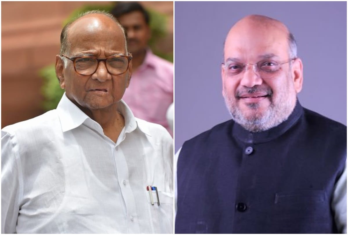 NCP Chief Sharad Pawar Meets Home Minister Amit Shah in Delhi