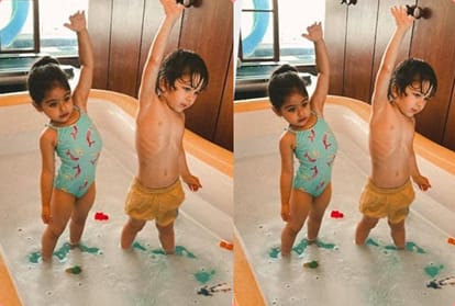 taimar ali khan celebrated holi with soha ali khan daughter inaaya khemu video gone viral