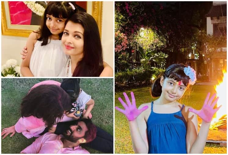 Aishwarya Rai Bachchan Celebrating Holi with daughter Aaradhya at 'Jalsa', Shares Cute Photos