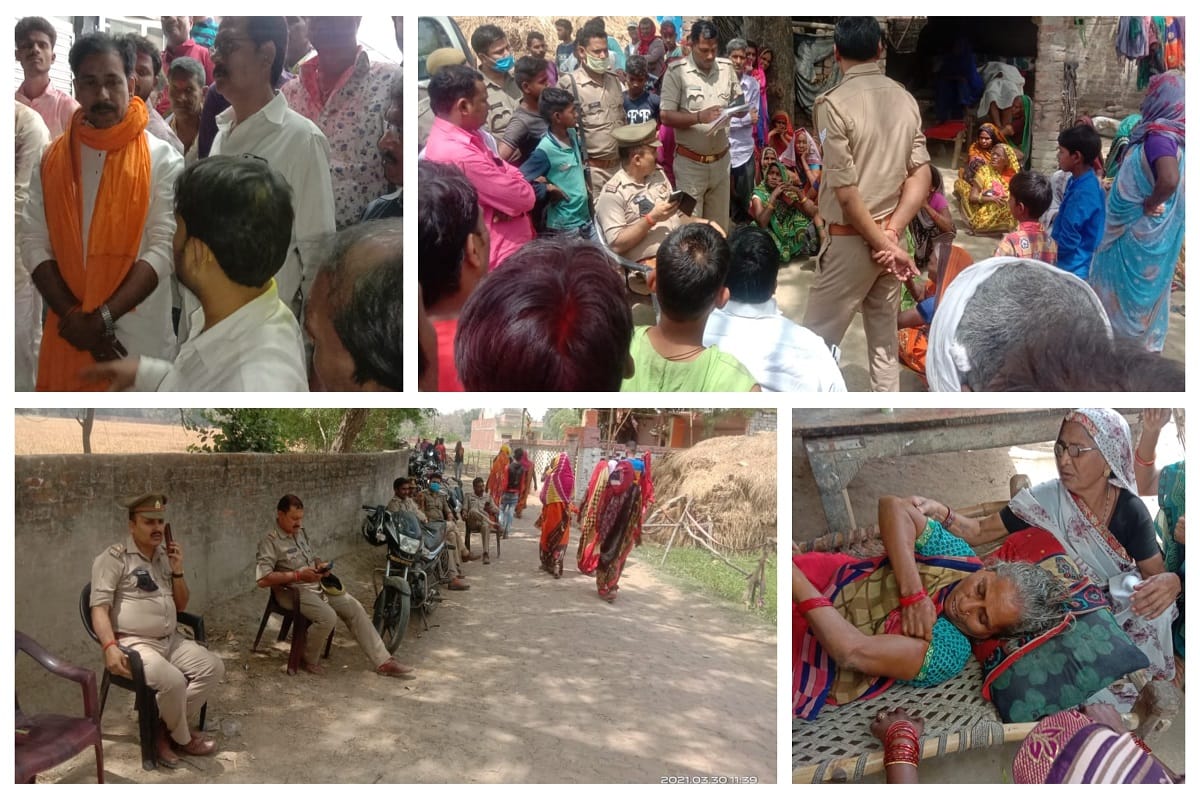 Crime in Varanasi: uproar in Barai village after murder arrest of two accused police raids