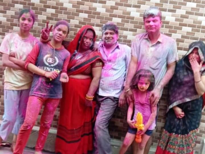people celebrated holi