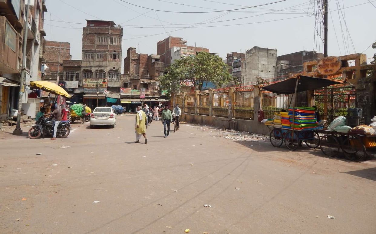 holi market in ballia