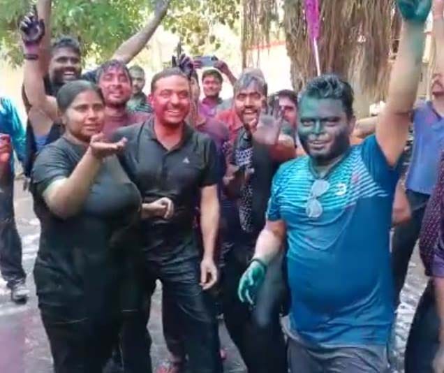 holi celibrated