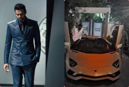 Baahubali star prabhas bought new lamborghini aventador s roadster drives himself in hyderabad
