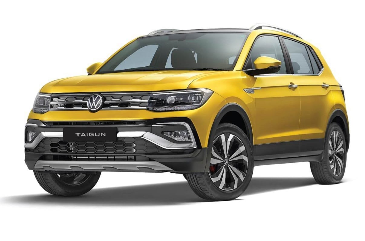 Volkswagen Taigun SUV production-spec revealed volkswagen taigun launch date in india volkswagen taigun price in india volkswagen taigun specifications volkswagen taigun interior india volkswagen cars 2021