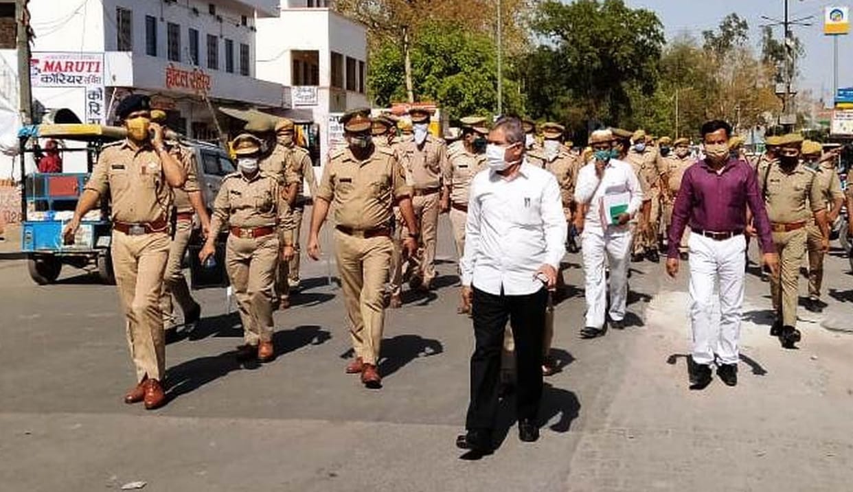 Officials visited the city to follow the Corona Protocol