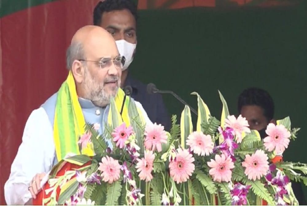 West Bengal Assembly Election 2021 Home Minister Amit Shah holds roadshow in Singur assures industrialisation