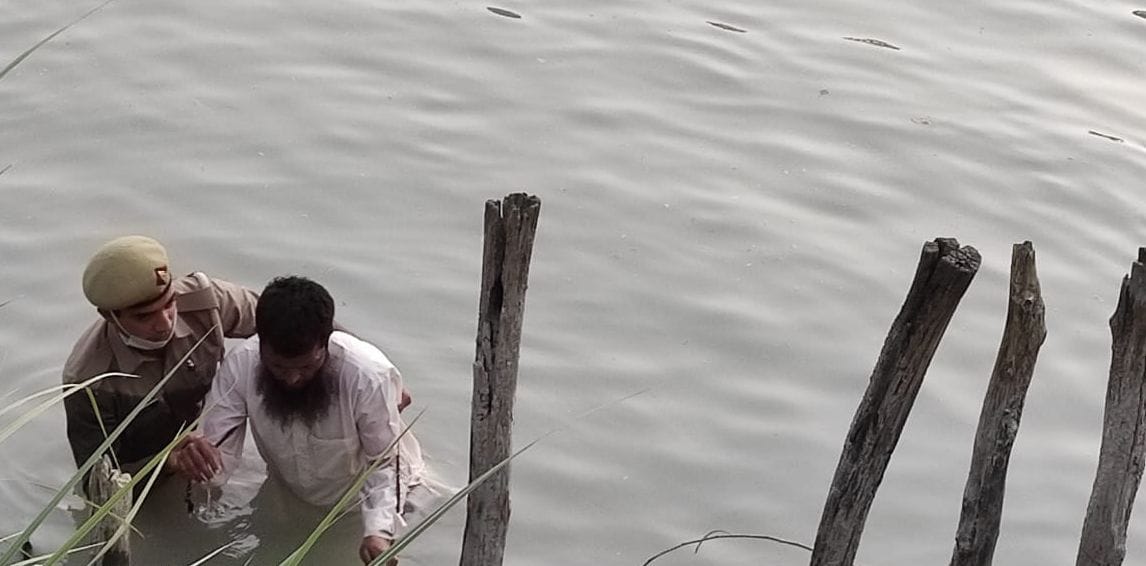 Soldier rescues drowning person in Gangahar