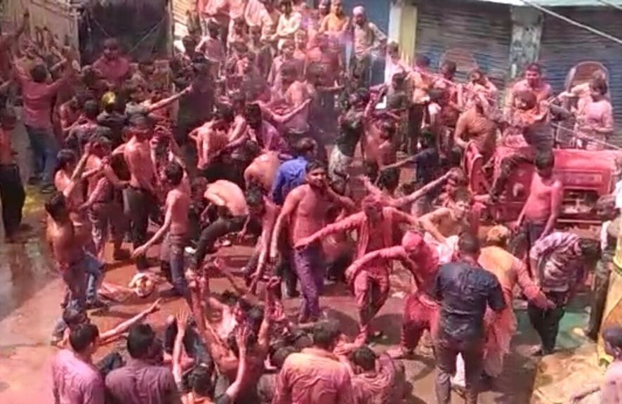 Traditional procession organized in Najibabad