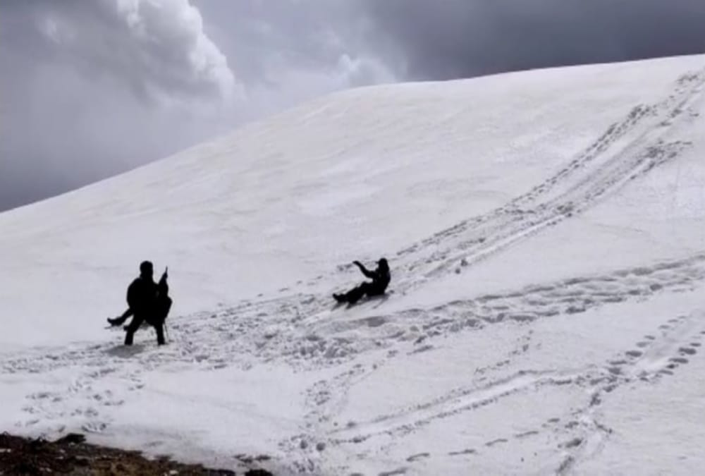 Uttarakhand News: Chennai Tourist Group Visit Snow Covered Dayara Bugyal Beautiful Photos