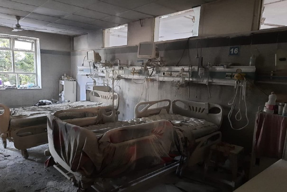 Ministry of health and Family welfare findings that due to short circuit the fire spread in hospitals