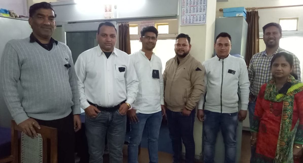 Employees protested by tying a black band on their sides