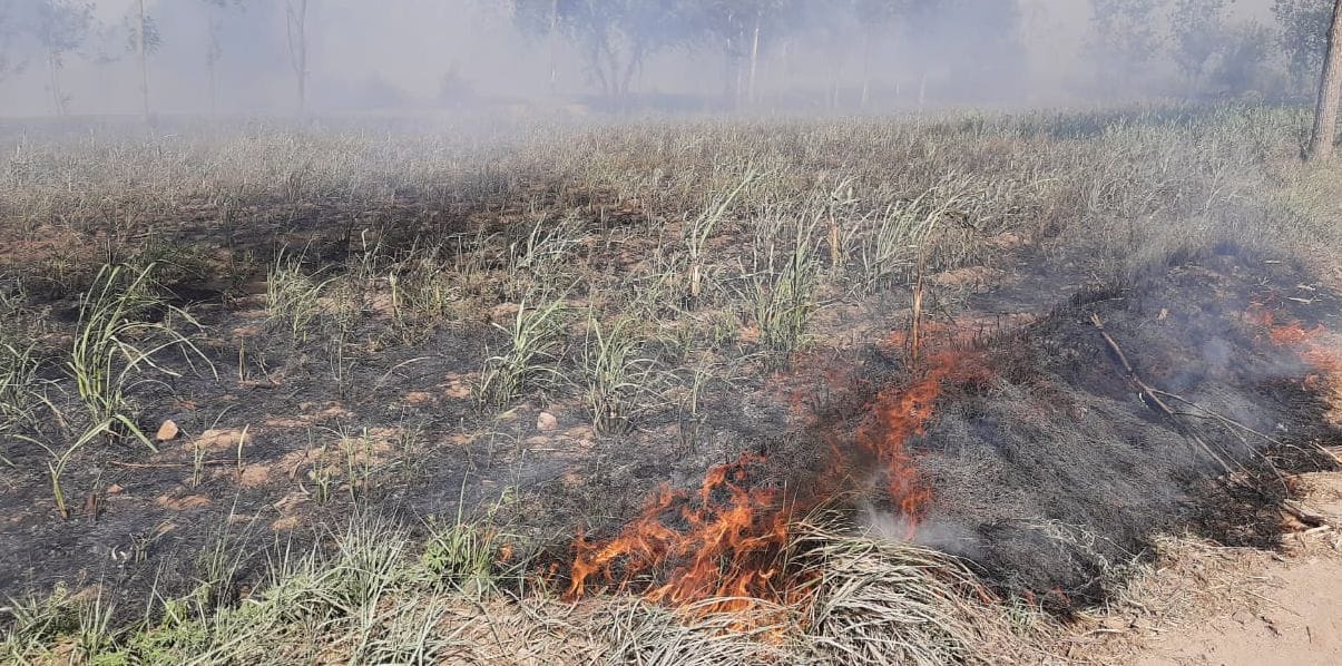 Flames created a furore in the district